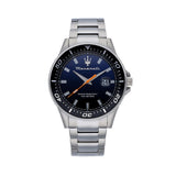  Shop Authentic Maserati SFIDA Quartz Bue Dial Stainless Steel Watch For Men - R8853140001 - Luxxuri