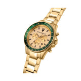  Shop Authentic Maserati SFIDA Quartz Yellow Dial Gold Strap Watch For Men - R8873640005 - Luxxuri