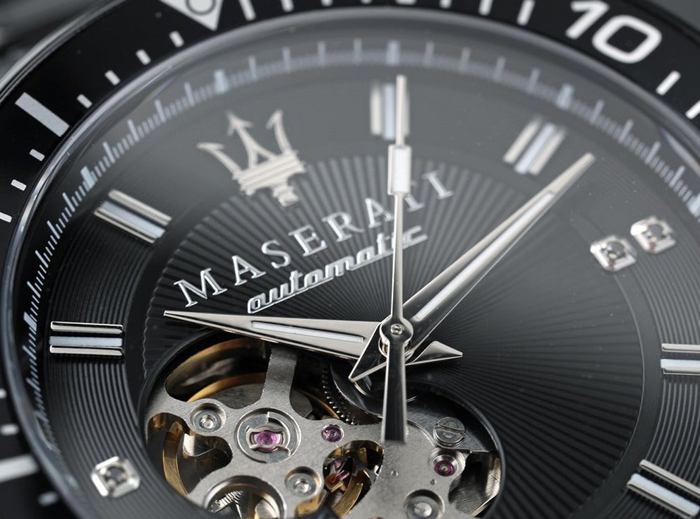  Shop Authentic Maserati SFIDA Automatic Black Special Edition 44mm Watch For Men - R8823140005 - Luxxuri