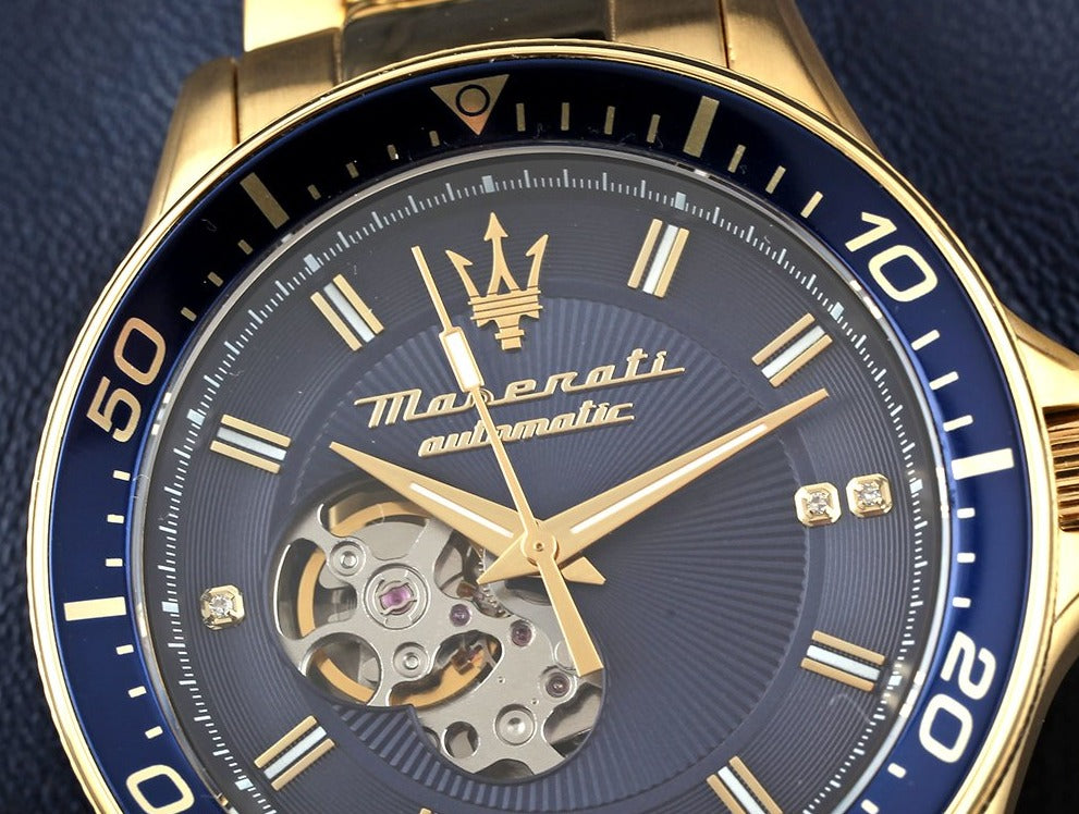  Shop Authentic Maserati SFIDA Automatic Diamond Dial Limited Edition Watch For Men - R8823140004 - Luxxuri