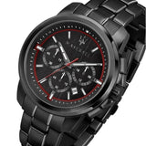  Shop Authentic Maserati Successo 44mm Black Dial Black Steel Strap Watch For Men - R8873621014 - Luxxuri