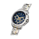  Shop Authentic Maserati Successo 44mm Chronograph Quartz Blue Dial Silver Steel Strap Watch For Men - R8873621016 - Luxxuri