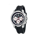  Shop Authentic Maserati SFIDA Chronograph Black Silver Dial Black Rubber Strap Watch For Men - R8851123001 - Luxxuri