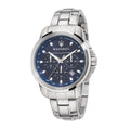  Shop Authentic Maserati Successo Chronograph Blue Dial Silver Steel Strap Watch For Men - R8873621002 - Luxxuri