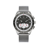  Shop Authentic Maserati Traguardo Chronograph Black Dial Silver Mesh Bracelet Watch For Men - R8873612008 - Luxxuri