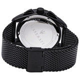  Shop Authentic Maserati Traguardo Chronograph Black Dial Black Mesh Bracelet Watch For Men - R8873612031 - Luxxuri