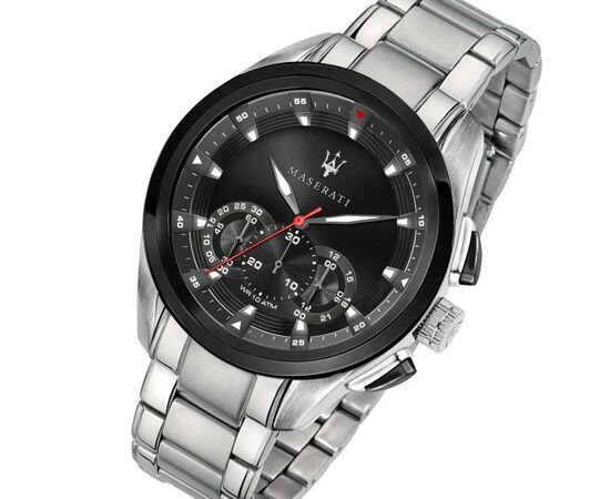  Shop Authentic Maserati Traguardo Analog Black Dial Stainless Steel Watch For Men - R8873612015 - Luxxuri