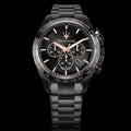  Shop Authentic Maserati Traguardo Chronograph Black Dial Black Steel Strap Watch For Men - R8873612048 - Luxxuri