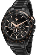 Shop Authentic Maserati Traguardo Chronograph Black Dial Black Steel Strap Watch For Men - R8873612048 - Luxxuri