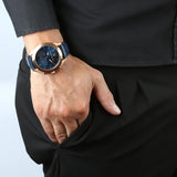  Shop Authentic Maserati Traguardo Chronograph Blue Dial Blue Leather Strap Watch for Men - R8871612015 - Luxxuri