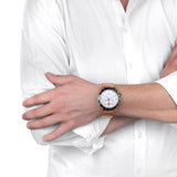  Shop Authentic Maserati Traguardo 45mm Chronograph Rose Gold Mesh Strap White Dial Watch For Men - R8873612011 - Luxxuri