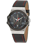  Shop Authentic Maserati Potenza Black Dial Black Leather Strap Watch For Men - R8851108001 - Luxxuri