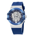  Shop Authentic Maserati Potenza 42mm Blue Dial Automatic Silicone Strap Watch For Men - R8821108028 - Luxxuri