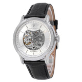  Shop Authentic Maserati Epoca Automatic Skeleton Mechanical Silver Dial Watch For Men - R8821118003 - Luxxuri