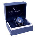  Shop Authentic Maserati SFIDA Automatic Blue Dial Silver Steel Strap Watch For Men - R8823140001 - Luxxuri