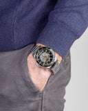  Shop Authentic Maserati SFIDA Automatic Black Dial Silver Steel Strap Watch For Men - R8823140002 - Luxxuri