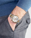  Shop Authentic Maserati Competizione Chronograph Quartz Silver Dial Watch For Men - R8853100021 - Luxxuri