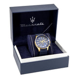  Shop Authentic Maserati SFIDA Chronograph Blue Dial Blue Rubber Strap Watch For Men - R8871640004 - Luxxuri