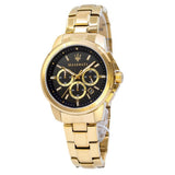  Shop Authentic Maserati Successo 44mm Black Dial Gold Stainless Steel Strap Watch For Men - R8873621013 - Luxxuri