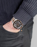 Shop Authentic Maserati SFIDA Chronograph Black Dial Two Tone Steel Strap Watch For Men - R8873640002 - Luxxuri