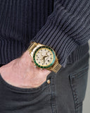  Shop Authentic Maserati SFIDA Quartz Yellow Dial Gold Strap Watch For Men - R8873640005 - Luxxuri