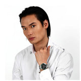  Shop Authentic Maserati Competizione Chronograph Black Dial Silver Steel Strap Watch For Men - R8873600008 - Luxxuri
