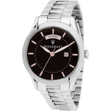  Shop Authentic Maserati Tradizione Black Dial Silver Steel Strap Watch For Men - R8853125002 - Luxxuri