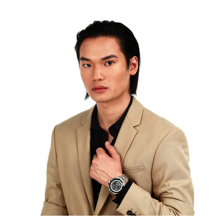  Shop Authentic Maserati Traguardo Chronograph Black Dial Silver Steel Strap Watch For Men - R8873612059 - Luxxuri