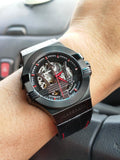  Shop Authentic Maserati Potenza Automatic Black Dial Black Leather Strap Watch For Men - R8821108008 - Luxxuri