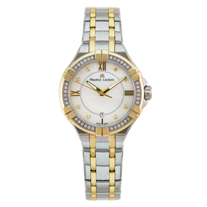  Shop Authentic Maurice Lacroix Aikon Diamonds Mother of Pearl Dial Two Tone Steel Strap Watch for Women - A11006-DY503-171-1 - Luxxuri