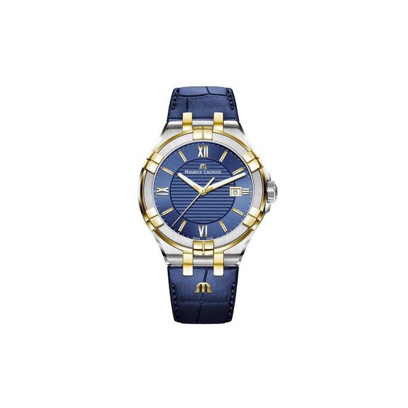  Shop Authentic Maurice Lacroix Aikon Blue Dial Blue Leather Strap Watch for Men - AI1008-PVY11-432-1 - Luxxuri