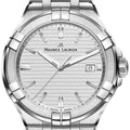  Shop Authentic Maurice Lacroix Aikon Date White Dial Silver Steel Strap Watch for Men - AI1008-SS002-131-1 - Luxxuri