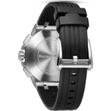  Shop Authentic Maurice Lacroix Aikon Chronograph Black Dial Black Leather Strap Watch for Men - AI1018-SS001-330-2 - Luxxuri