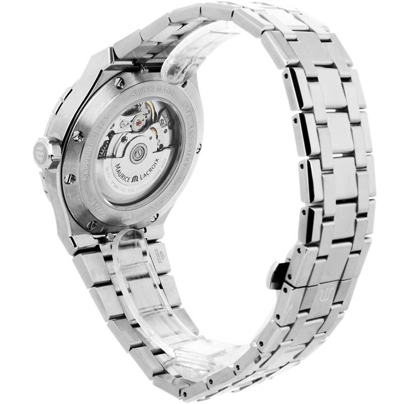  Shop Authentic Maurice Lacroix Aikon Automatic Black Dial Silver Steel Strap Watch For Men - AI6008-SS002-330-1 - Luxxuri