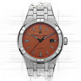  Shop Authentic Maurice Lacroix Aikon Limited Edition Automatic Date Orange Dial Silver Steel Strap Watch For Men - AI6008-SS00F-530-1 - Luxxuri