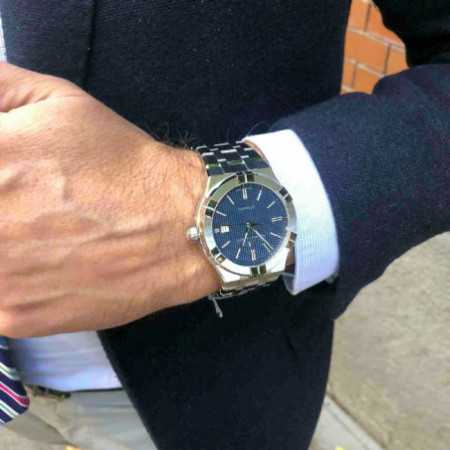  Shop Authentic Maurice Lacroix Aikon Automatic Blue Dial Silver Steel Strap Watch for Women - AI1807-SS002-430-1 - Luxxuri