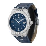  Shop Authentic Maurice Lacroix Aikon Automatic Blue Dial Blue Leather Strap Watch For Men - AI6008-ss001-430-1 - Luxxuri
