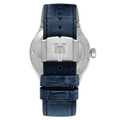 Maurice Lacroix Aikon Automatic Blue Dial Blue Leather Strap Watch For Men - AI6008-ss001-430-1