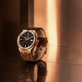  Shop Authentic Maurice Lacroix Aikon Automatic Brown Dial Brown Leather Strap Watch For Men - AI6008-BRZ01-730-3 - Luxxuri