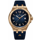  Shop Authentic Maurice Lacroix Aikon Limited Edition Blue Dial Blue Leather Strap Watch For Men - AI6008-BRZ01-420-1 - Luxxuri