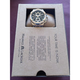  Shop Authentic Maurice Lacroix Aikon Chronograph Blue Dial Silver Steel Strap Watch for Men - AI1018-SS002-430-1 - Luxxuri