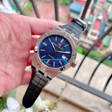  Shop Authentic Maurice Lacroix Aikon Automatic Blue Dial Blue Leather Strap Watch For Men - AI6008-ss001-430-1 - Luxxuri