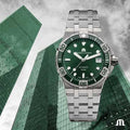  Shop Authentic Maurice Lacroix Aikon Venturer Green Dial Silver Steel Strap Watch for Men - AI6057-SSL52-630-1 - Luxxuri