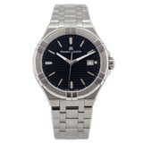  Shop Authentic Maurice Lacroix Aikon Venturer Black Dial Silver Steel Strap Watch for Men - AI1008-SS002-331-1 - Luxxuri