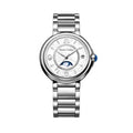  Shop Authentic Maurice Lacroix Fiaba Moonphase White Mother of Pearl Dial Silver Steel Strap Watch for Women - FA1084-SS002-170-1 - Luxxuri