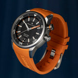  Shop Authentic Maurice Lacroix Pontos S Diver Black Dial Orange Rubber Strap Watch For Men - PT6248-SS00L-330-J - Luxxuri
