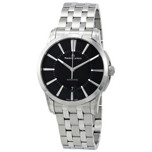  Shop Authentic Maurice Lacroix Pontos Date Automatic Black Dial Silver Steel Strap Watch For Men - PT6148-SS002-330 - Luxxuri