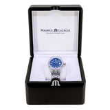  Shop Authentic Maurice Lacroix Aikon Automatic Blue Dial Silver Steel Strap Watch for Women - AI1807-SS002-430-1 - Luxxuri