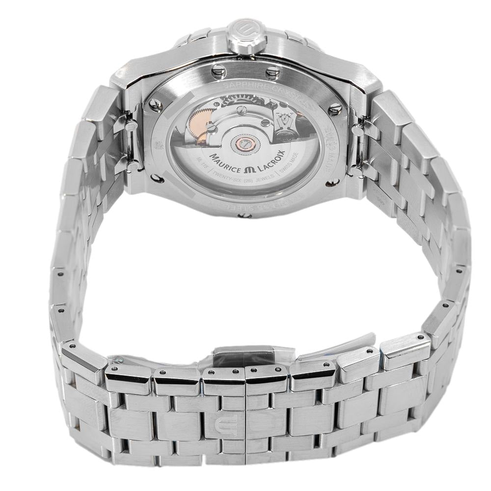  Shop Authentic Maurice Lacroix Aikon Automatic Blue Dial Silver Steel Strap Watch for Women - AI1807-SS002-430-1 - Luxxuri