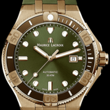  Shop Authentic Maurice Lacroix Aikon Venturer Bronze Dial Green Rubber Strap Watch For Men - AI6058-BRZ01-630-1 - Luxxuri